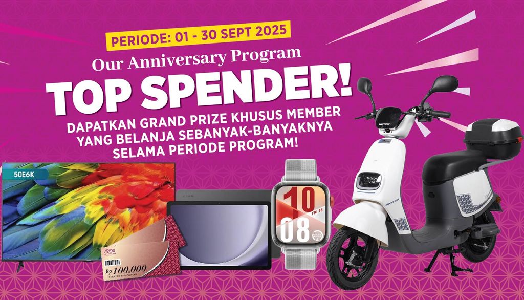 Top Spender 10 Year AEON Anniversary!