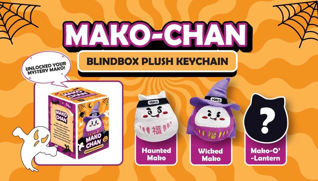 Mako-Chan Blindbox Plush Keychain