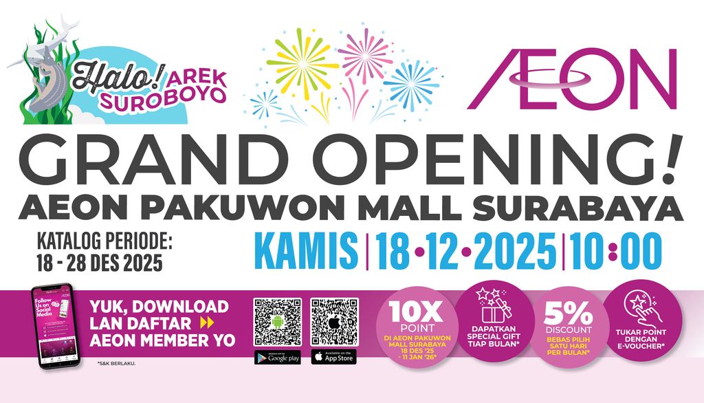 Opening AEON Pakuwon Mall Surabaya